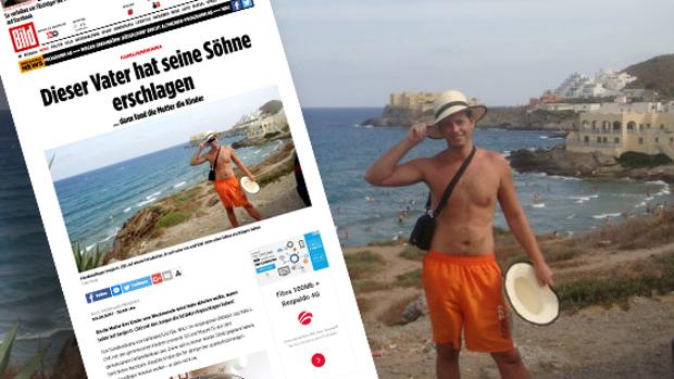 La portada del diario alemán Bild que ha seguido la detención del padre sevillano