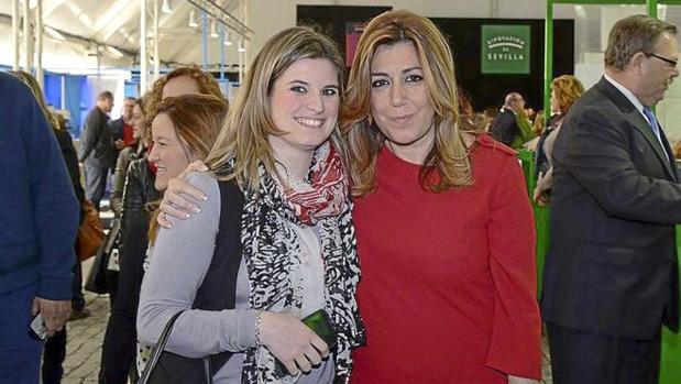 Felicidad Fernández, en un acto junto a Susana Díaz