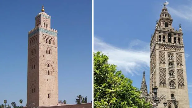 La Kutubiya de Marrakech y la Giralda de Sevilla