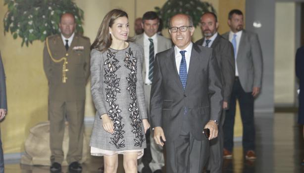 La Reina Letizia, este jueves por la mañana en Sevilla