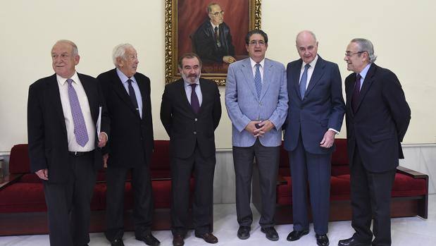 Homenaje del Colegio de Abogados a Alfonso de Cossío