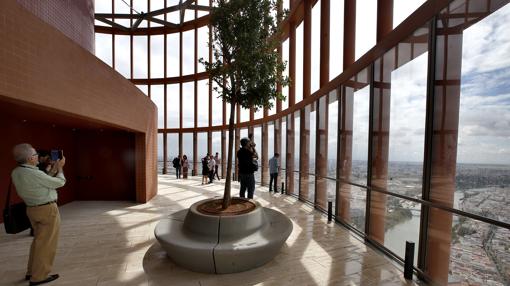 Mirador del rascacielos Torre Sevilla, en la planta 37, que será de acceso libre