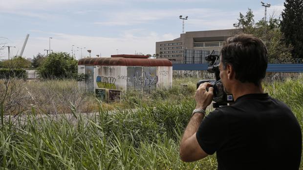 La víctima fue encontrada en esta zona de La Cartuja muy desorientada