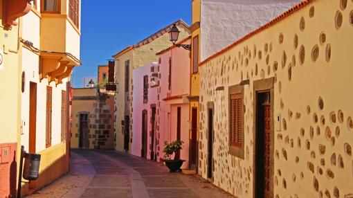 Calles y fachadas típicas canarias