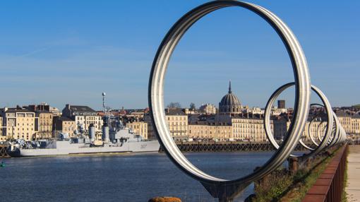 El río Loira a su paso por Nantes