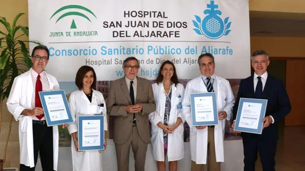 Este hospital es de la orden de San Juan de Dios y está integrado en el Sistema Sanitario Público de Andalucía