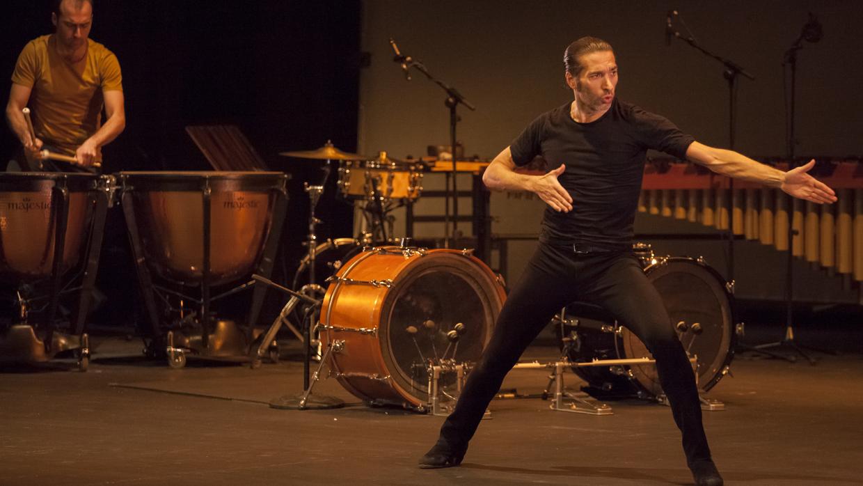 El gran bailaor sevillano Israel Galván, en uno de sus espectáculos