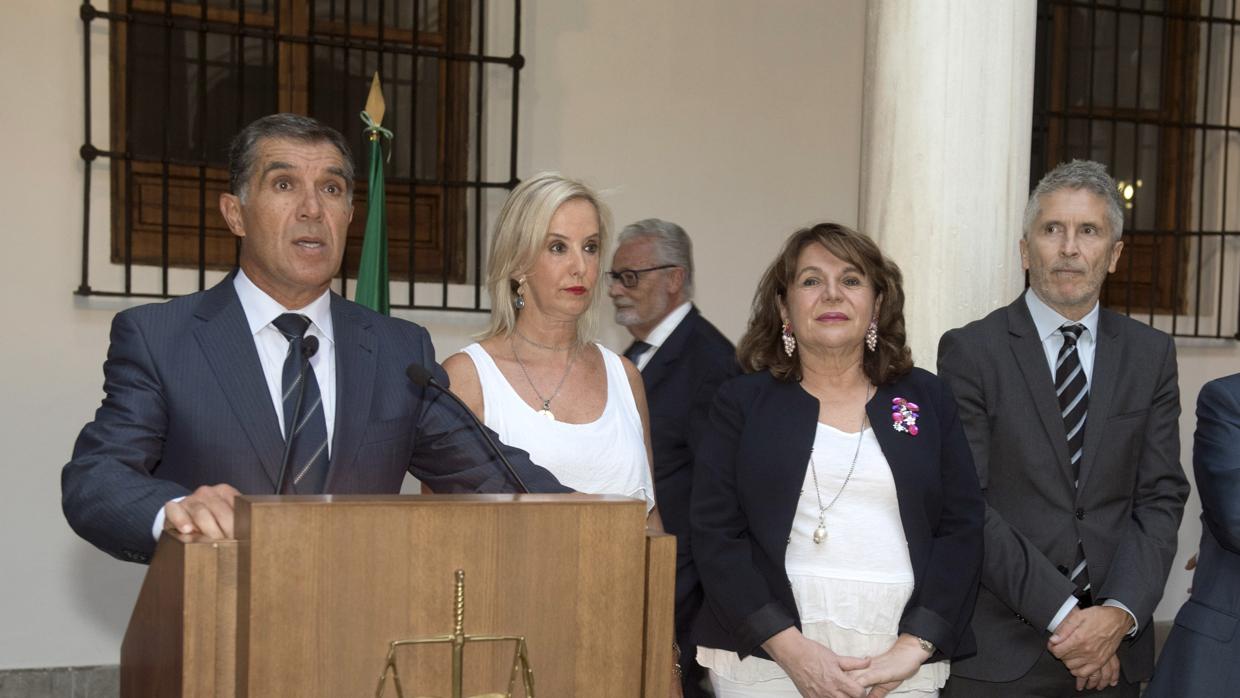 Lorenzo del Río durante la apertura del año judicial