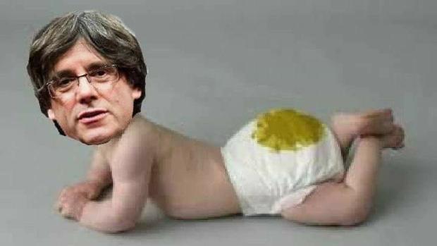 Puigdemont tiene WhatsApp: los «memes» más populares del presidente catalán
