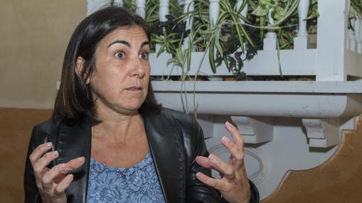 La directora territorial de Andalucía, en un momento de la entrevista