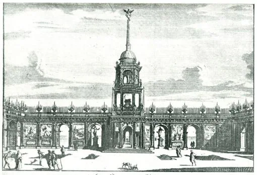 Túmulo en honor de Felipe II erigido en Sevilla a su muerte