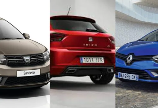 Los coches más vendidos en Sevilla son el Dacia Sandero, el Seat Ibiza y el Renault Clio