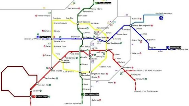 ¿Por qué se construirá antes la línea 3 del Metro de Sevilla?
