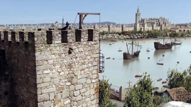¿Con la suma de qué edificios se ha conseguido recrear el Castillo de San Jorge en la serie «La Peste»?