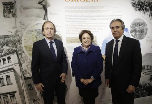 Enrique Ybarra, Carmen Casterño y Ramón Ybarra