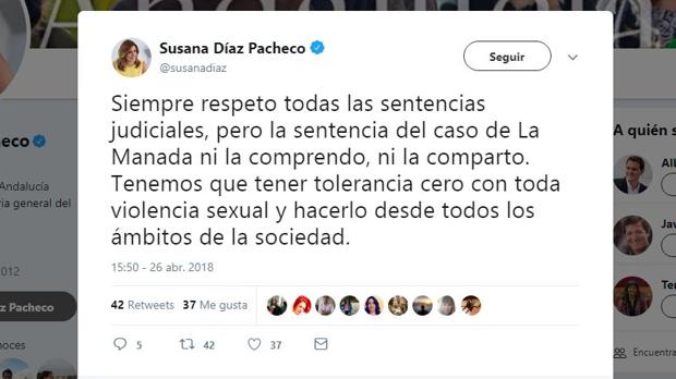 Las reacciones de los políticos tras la sentencia a «la Manada»