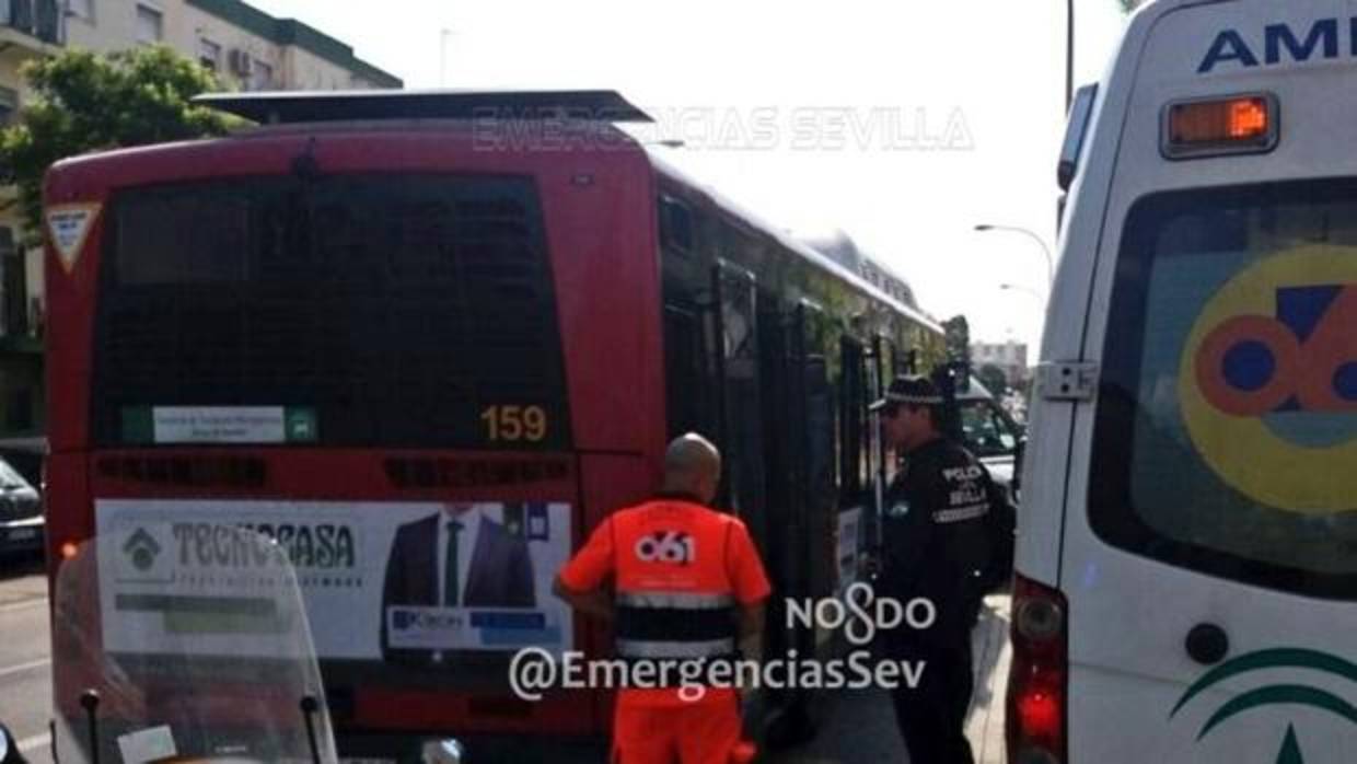 Momentos posteriores al fallecimiento de la mujer