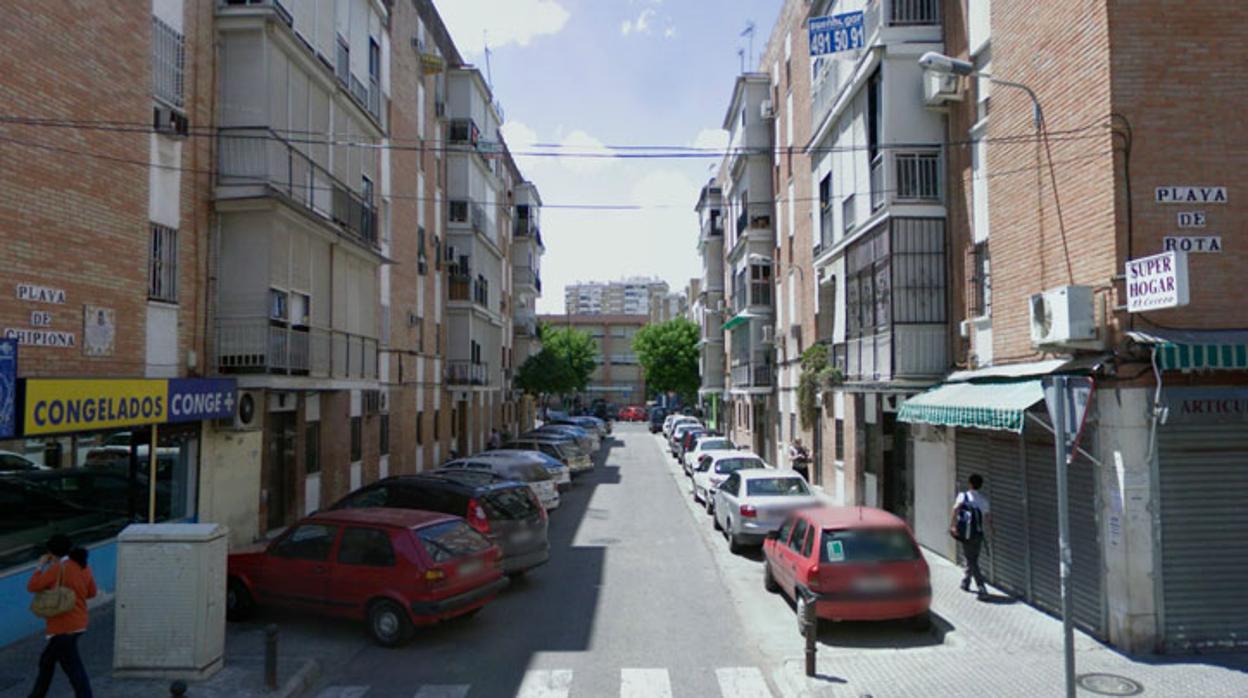 Calles con nombres de playas en Sevilla