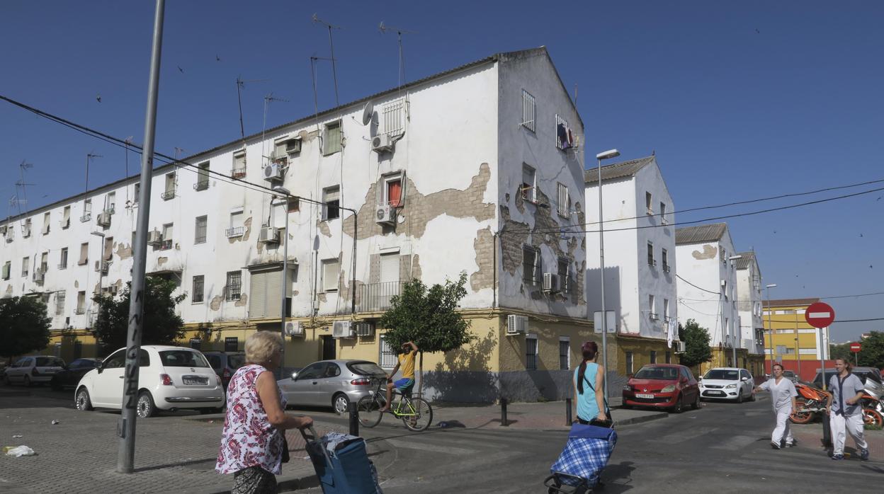 Bloques de pisos de la barriada de Los Pajaritos