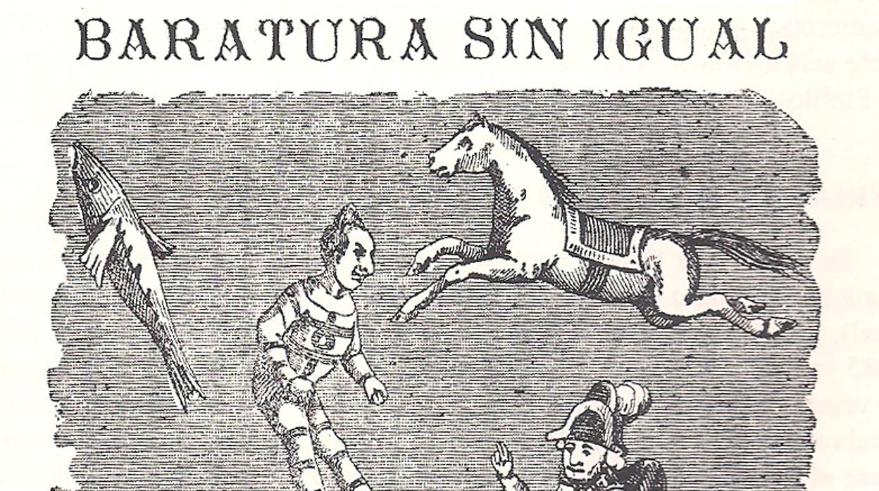 Escenas aerostáticas: el primer vuelo, el rescate del aeronauta Arban arrojando versos.