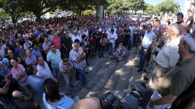 Los taxistas mantendrán la huelga con servicios mínimos en Sevilla