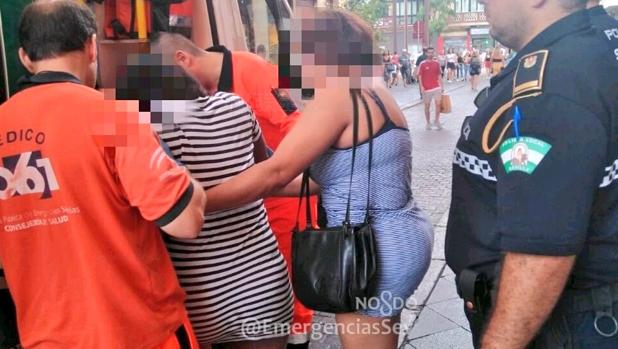 Se pone de parto en plena calle comercial de Sevilla