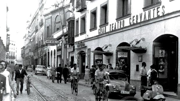 Tarde de cine en Amor de Dios en 1950