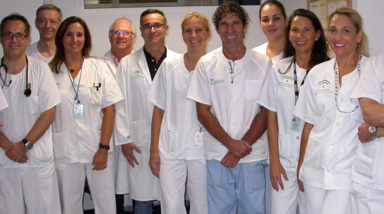 Equipo de Endoscopia del Valme: digestivos, anestesistas y profesionales de Enfermería