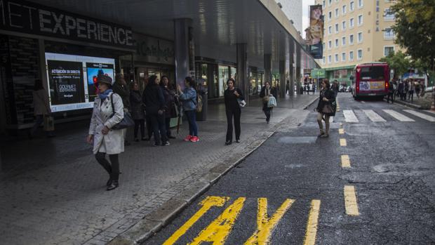 El acceso «exclusivo» al Casco Histórico, trasfondo de la protesta de los taxistas en Sevilla