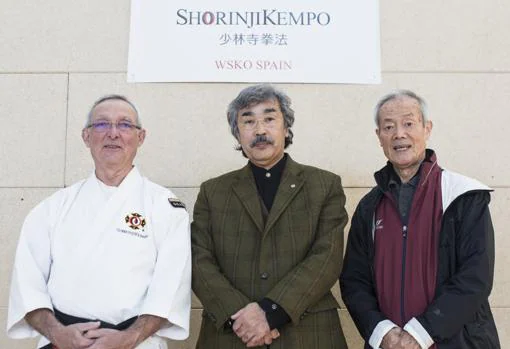 Carlos García, Hiroshi Aosaka y Hiromichi Yamasaki