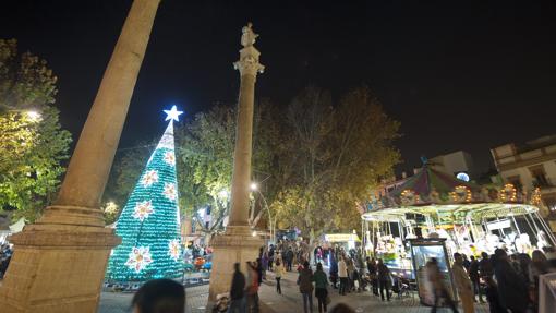 La Alameda, centro de la Navidad en Sevilla