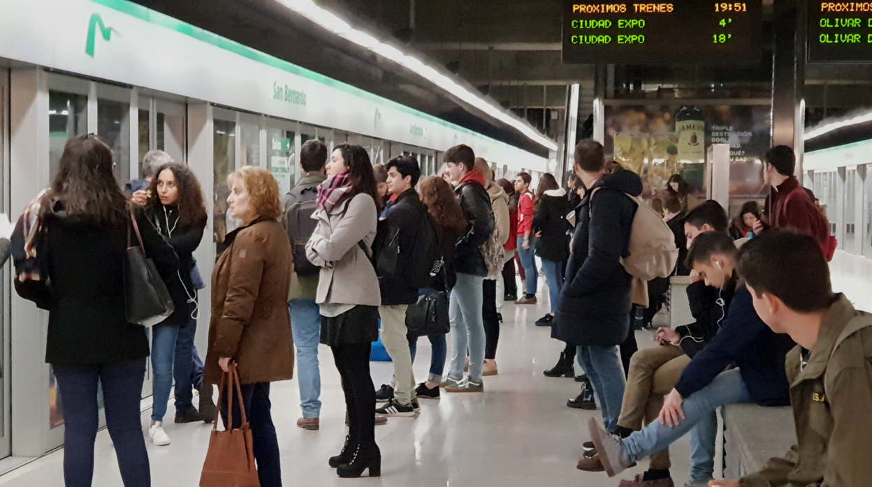 Este jueves se producirán paros parciales del metro de Sevilla en horario de mañana y tarde