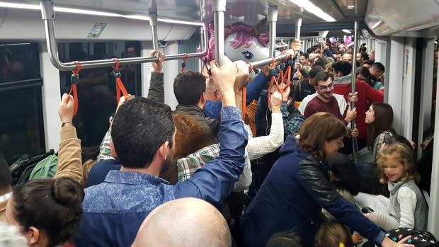 Los paros en el metro de Sevilla se prolongan hasta el viernes