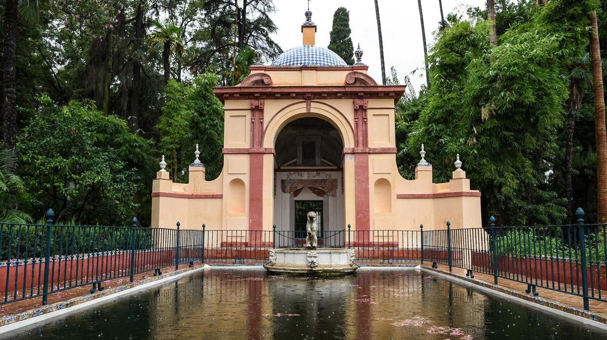 El Cenador del Real Alcázar, cuyos trabajos de conservación se acometieron el pasado año