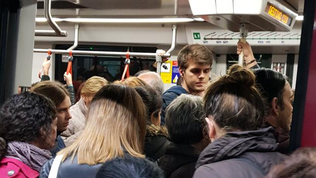 Continúan los paros parciales del Metro de Sevilla, secundados «al cien por cien» por su plantilla