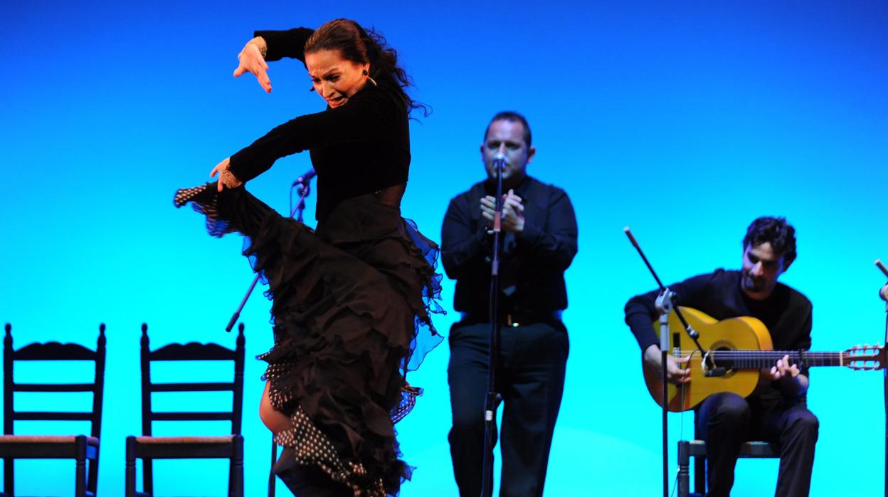 Imagen de una actuación flamenca