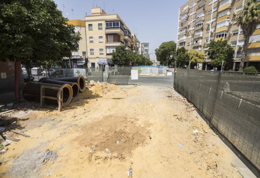 Obras en la avenida de El Greco