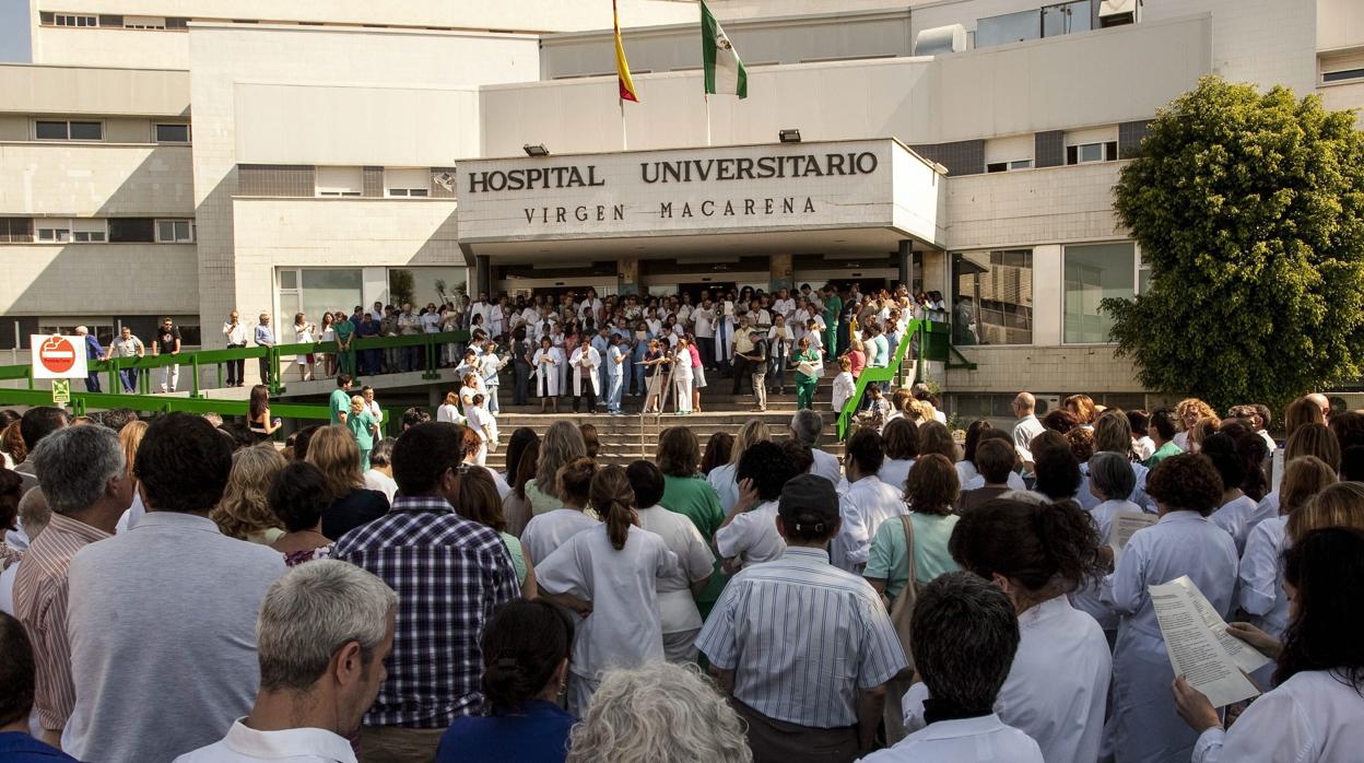 Una de las protestas de los últimos años de profesionales sanitarios