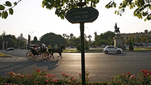 El Ayuntamiento de Sevilla tramita un aparcamiento «robotizado» bajo la Glorieta del Cid