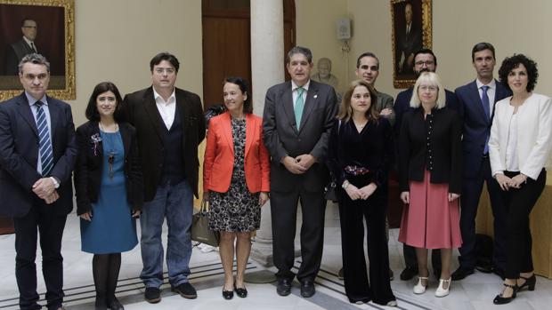 José Joaquín Gallardo se despide con un homenaje a los periodistas de tribunales de Sevilla