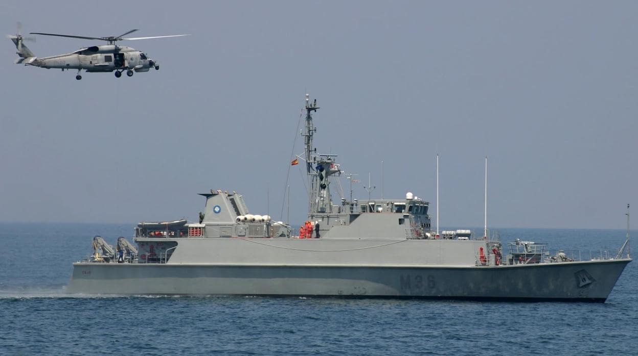 El cazaminas «Tajo» salió de los astilleros de Cartagena y fue botado en junio de 2004