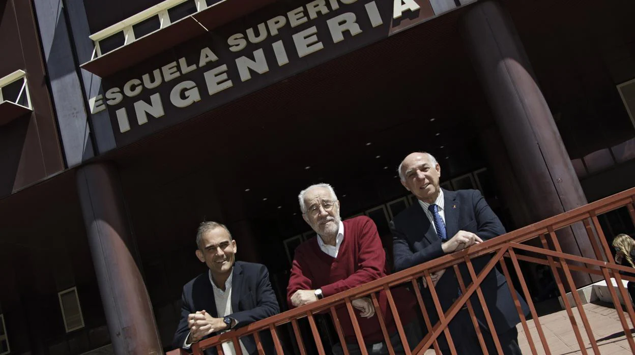 Alfonso Gañán, Jaime Rodríguez Abascal y Francisco Rodríguez Rubio