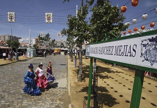 Calle Ignacio Sánchez Mejías en la Feria