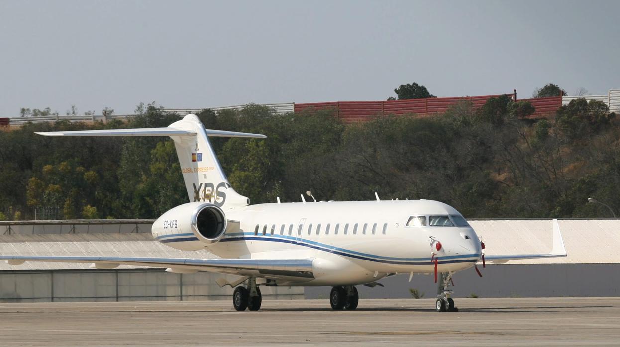 Un avión privado