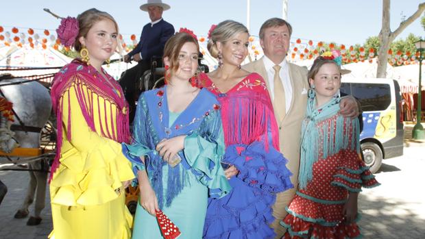 Los Reyes de Holanda celebran su aniversario en la Feria de Sevilla