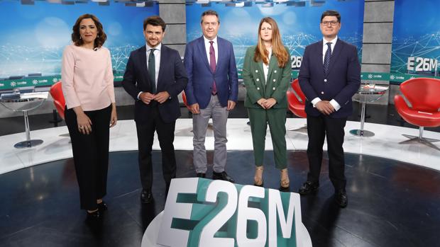 La experiencia de Espadas y Pérez marca distancias en el primer debate en Sevilla