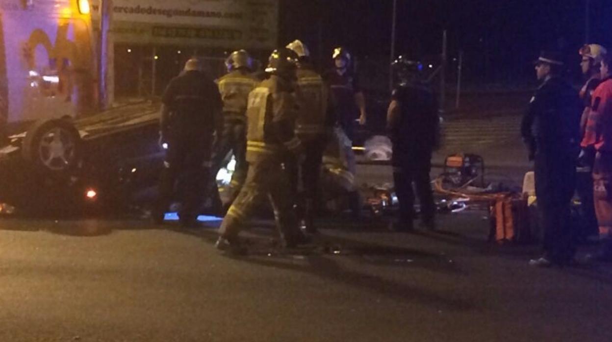 Imagen de un accidente en Sevilla