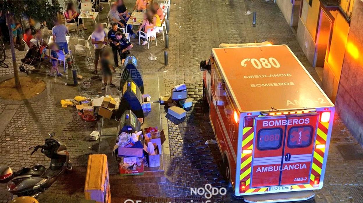 Bomberos y Policía fueron avisados, pero los padres ya habían sacado al niño cuando llegaron