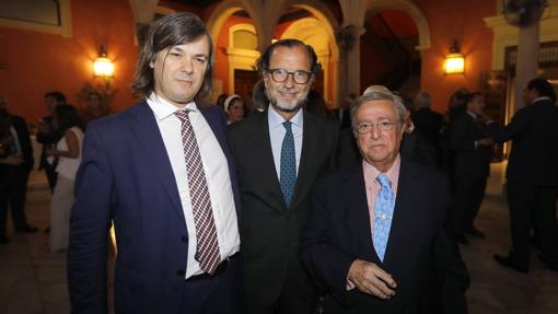 Alfonso Castro, Javier Romero y Antonio Moreno Andrade