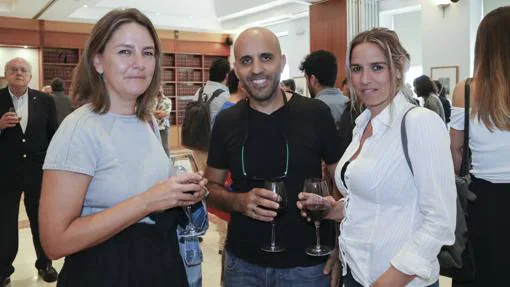 Manuela Ocón, David González y Rocío Martín